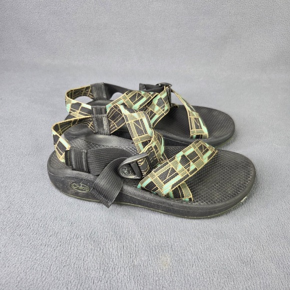 Chaco Mega Z Cloud Sandals Mens Sz 10 M Odds Black Trails Sport Shoes JCH107223 main image 5